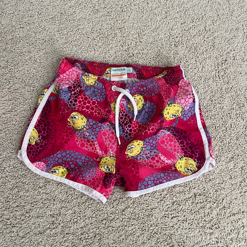 Spongebob Girl's Boardshorts Size 130 (6-7 yo)